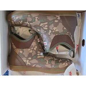 XTRATUF Mens 6 Inch Ankle Deck Boot Duck Camo Waterproof Fishing XMABDCSI Size 9